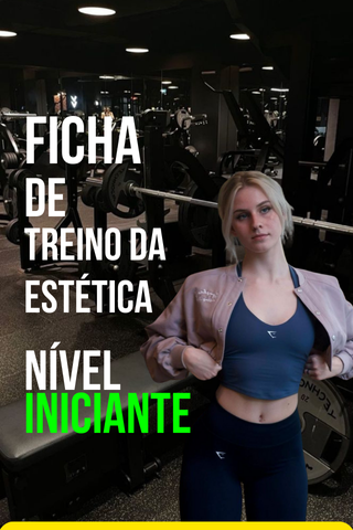 Capa Módulo Ficha de Treino da Estética Nível Iniciante